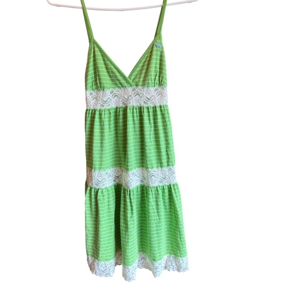 PINK Victoria’s Secret VTG Lace Cotton Midi Dress Top Intimates Beach - Picture 13 of 13